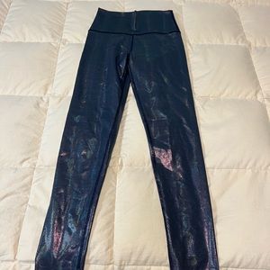 Aerie Halographic Sparkly leggings